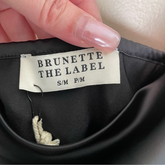 Brunette The Label Carrie Black Cami with Cowl Neck, NWT - Picture 7 of 8